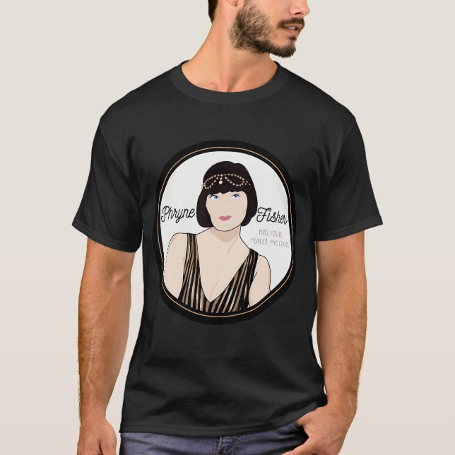 Camiseta Miss Fisher la Flapper (Anverso)