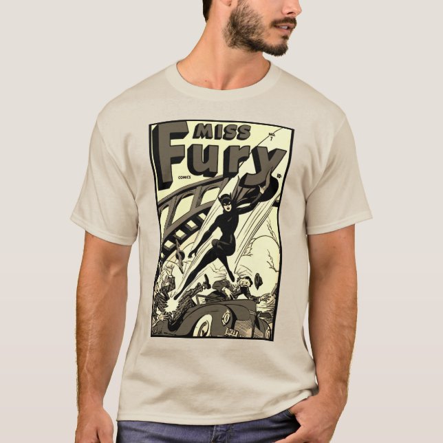 Camiseta Miss Fury Comics T-Shirt (Anverso)