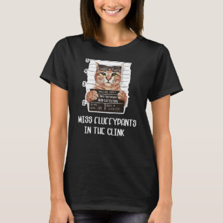 Camiseta Miss Gato Fluffypants en la cárcel de Clink