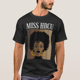 Camiseta Miss Hbcu Histórica Colegios Negros Universidades