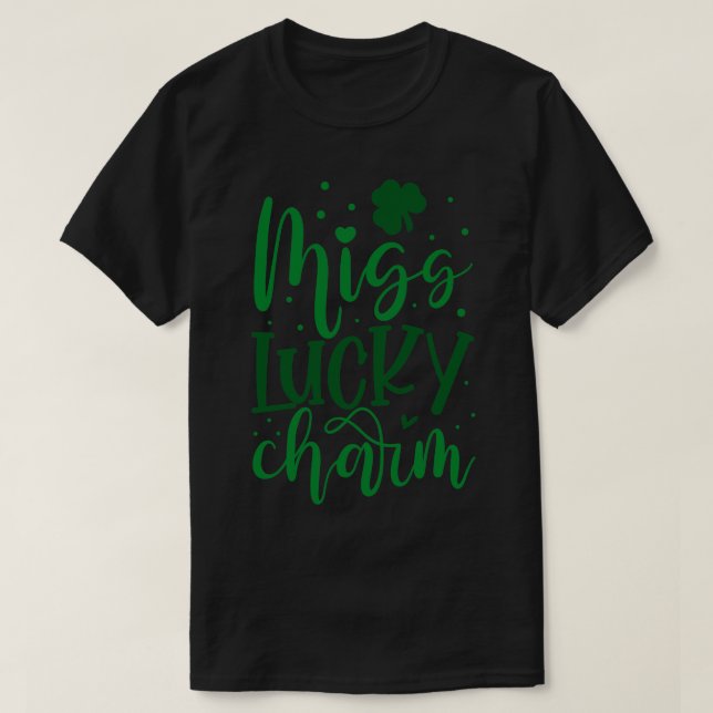 CAMISETA MISS LUCKY CHARM (Diseño del anverso)