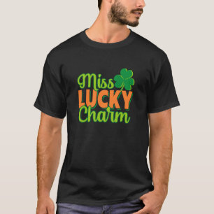 Camiseta Miss Lucky Charm C Shamrock
