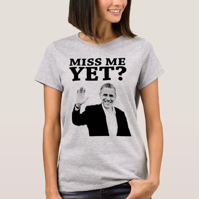 Camiseta ¿Miss Me todavía? Adiós de Obama (Anverso)