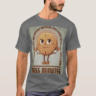 Camiseta Miss Minutes AI Mascot Graphic T-Shirt