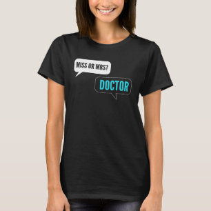 Camiseta Miss o Sra. Intern Médica