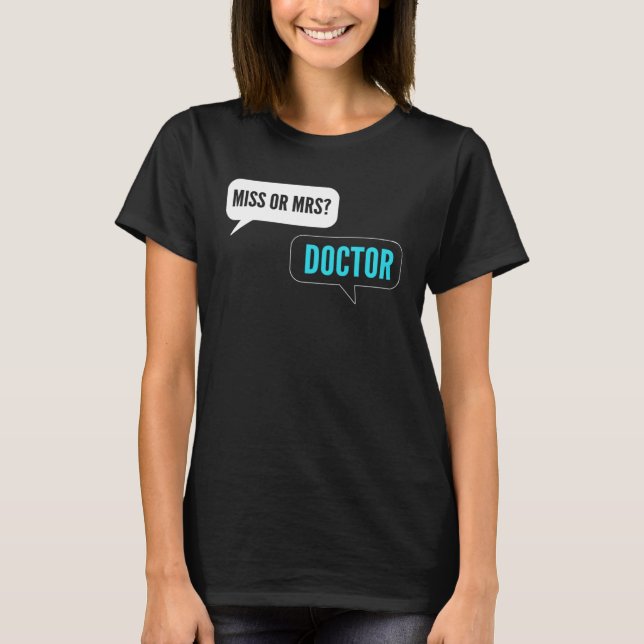 Camiseta Miss o Sra. Intern Médica (Anverso)