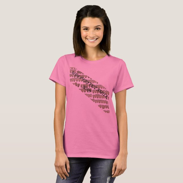 CAMISETA MISS PERFECT SMILE TEETH AWNER DENTAL (Anverso completo)
