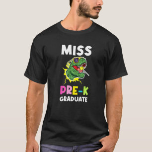 Camiseta Miss Pre K Graduada Preescolar 1