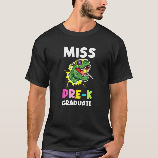 Camiseta Miss Pre K Graduada Preescolar 1 (Anverso)