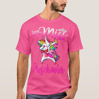 Camiseta Miss Prescolonia De Regreso A La Escuela Unicornio