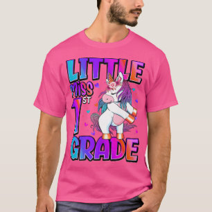 Camiseta Miss Unicornio De Primera Grada De Vuelta A La Esc