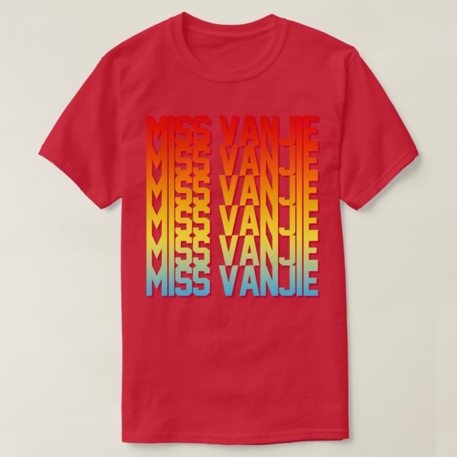 Camiseta Miss Vanjie (Diseño del anverso)