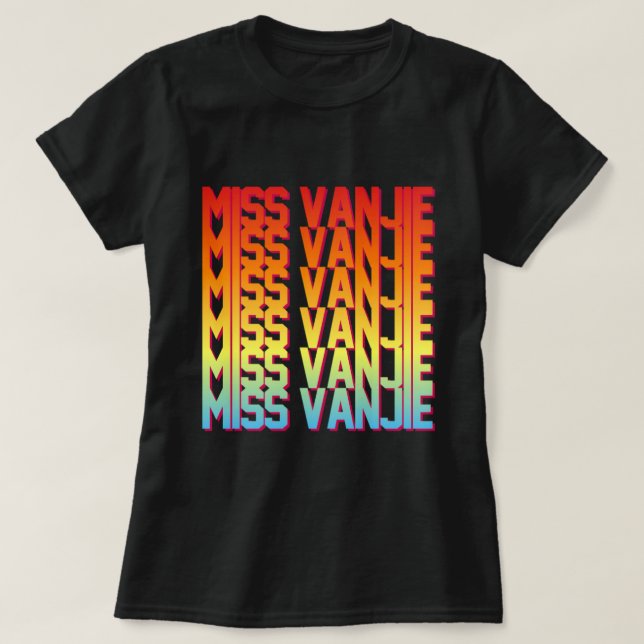 Camiseta Miss Vanjie! (Diseño del anverso)