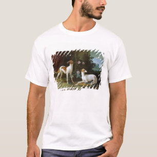 Camiseta Misse y Turlu, dos galgos de Louis XV