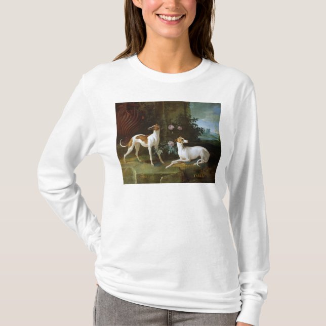 Camiseta Misse y Turlu, dos galgos de Louis XV (Anverso)
