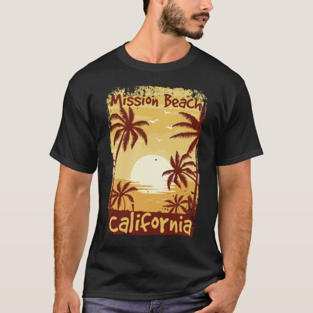 Camiseta Mission Beach California (Anverso)