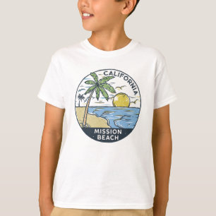 Camiseta Mission Beach San Diego California Vintage