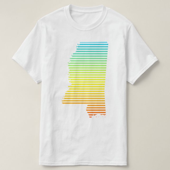 Camiseta mississippi chill fade (Diseño del anverso)