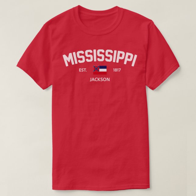 Camiseta Mississippi Collegiate Preppy (Diseño del anverso)
