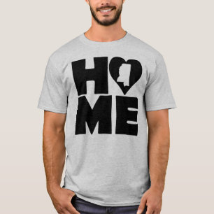 Camiseta Mississippi Home Heart State Tees