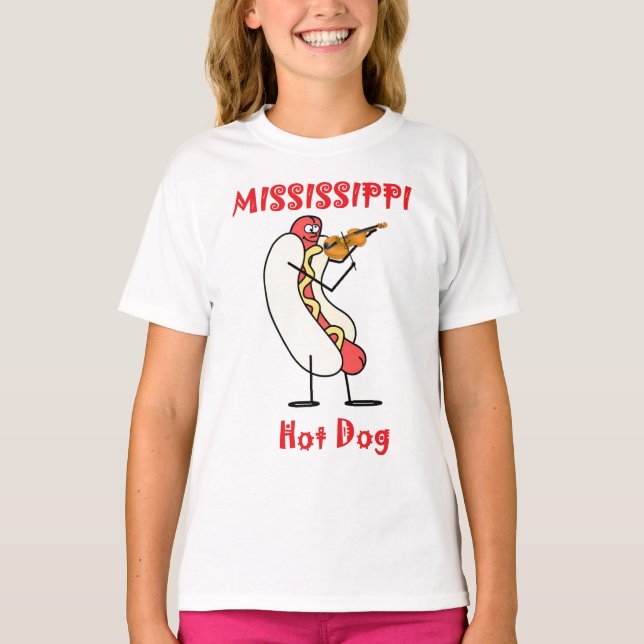 Camiseta Mississippi Hot Dog (Anverso)