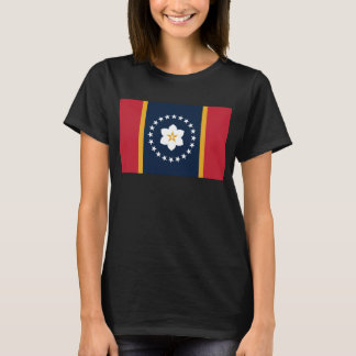 Camiseta Mississippi: La bandera del estado de Magnolia