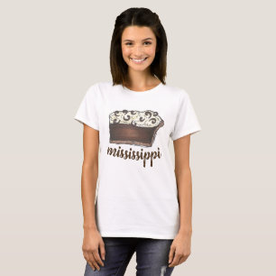 Camiseta Mississippi MS Chocolate Barro Pie Mudpie Comida