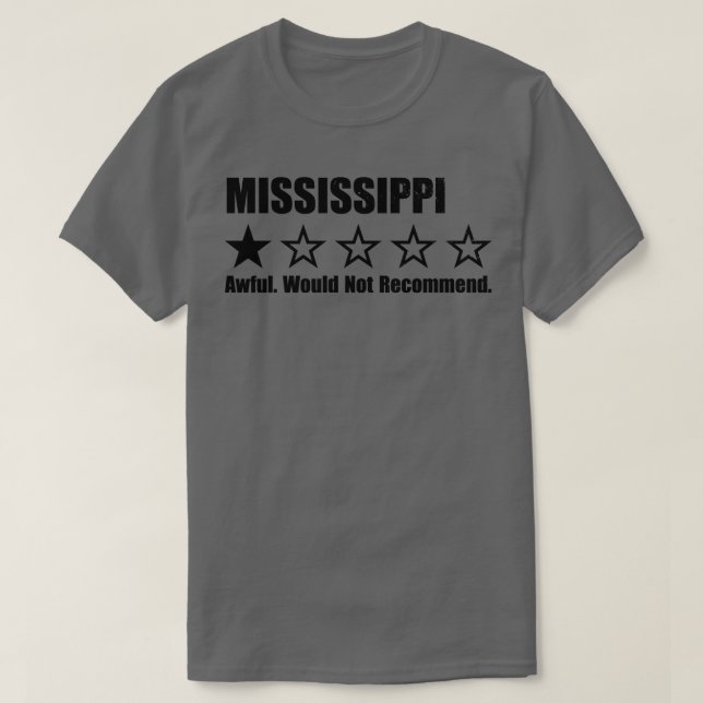 Camiseta Mississippi One Review (Diseño del anverso)