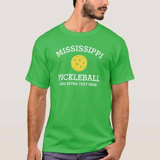 Camiseta Mississippi Personalizado del nombre del socio del (Anverso)