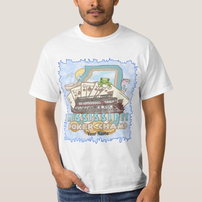Camiseta Mississippi Poker (Anverso)