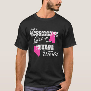Camiseta Mississippi, un chica de Misisipi en Nevada
