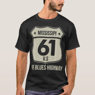 Camiseta Mississippi US 61 El regalo de la autopista Blues