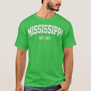 Camiseta Mississippi Vintage State Athletic Style