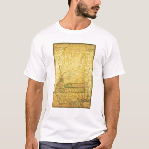 Camiseta MississippiPanoramic MapMississippi