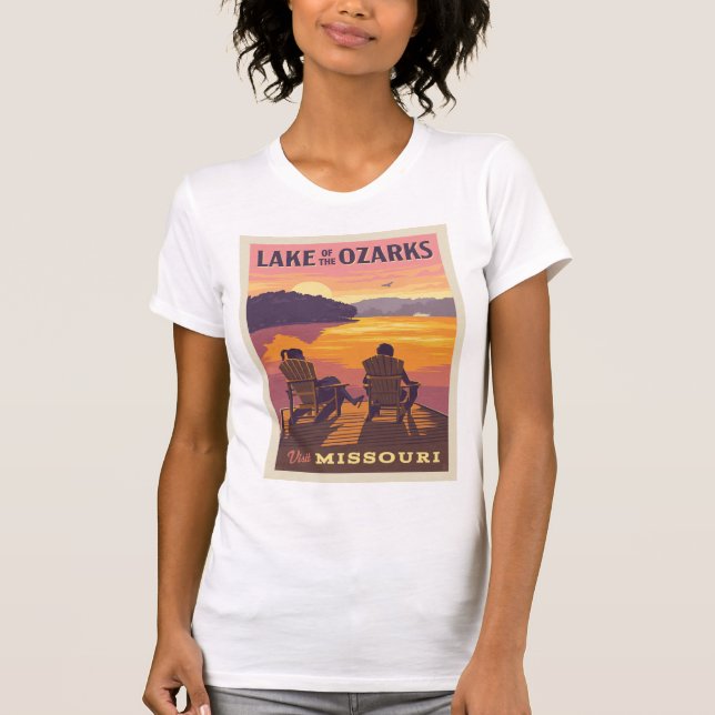 Camiseta Missouri | Lago de los Ozarks (Anverso)