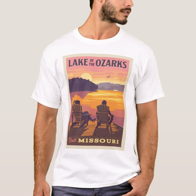 Camiseta Missouri | Lago de los Ozarks (Anverso)