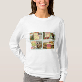 Camiseta Missouri, Oregon, Iowa, Dakota del Norte
