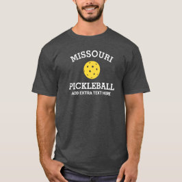 Camiseta Missouri Pickleball Añadir Personalizado del nombr