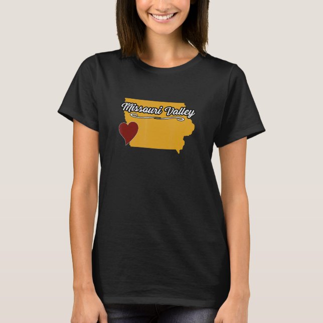 Camiseta MISSOURI VALLEY IOWA IA USA Souvenir Merch City St (Anverso)