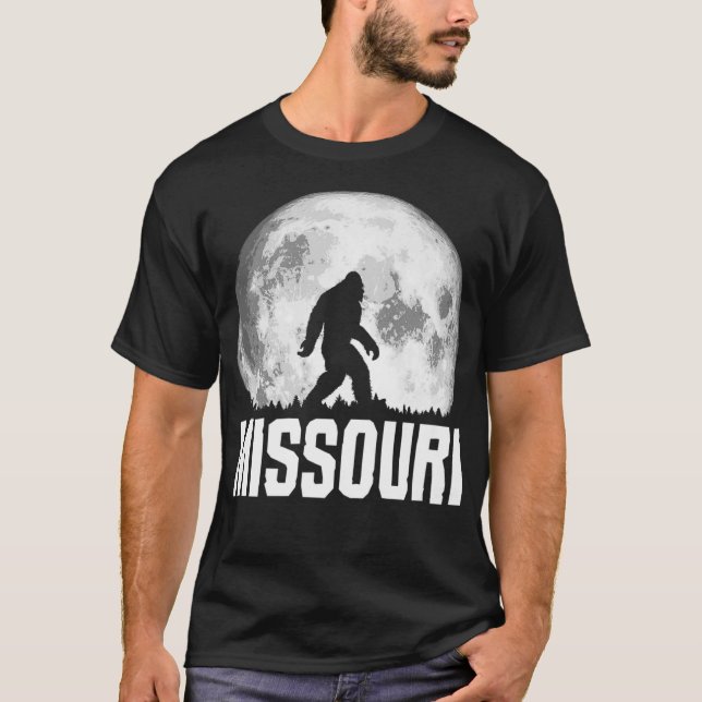 Camiseta Missouri Viñeta de pie de página completa de la lu (Anverso)