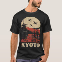Mist de Kyoto - Poster del paisaje urbano de Zen