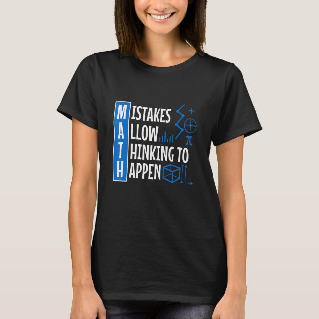 Camiseta Mistakes Allow Thinking To Happen 1 (Anverso)