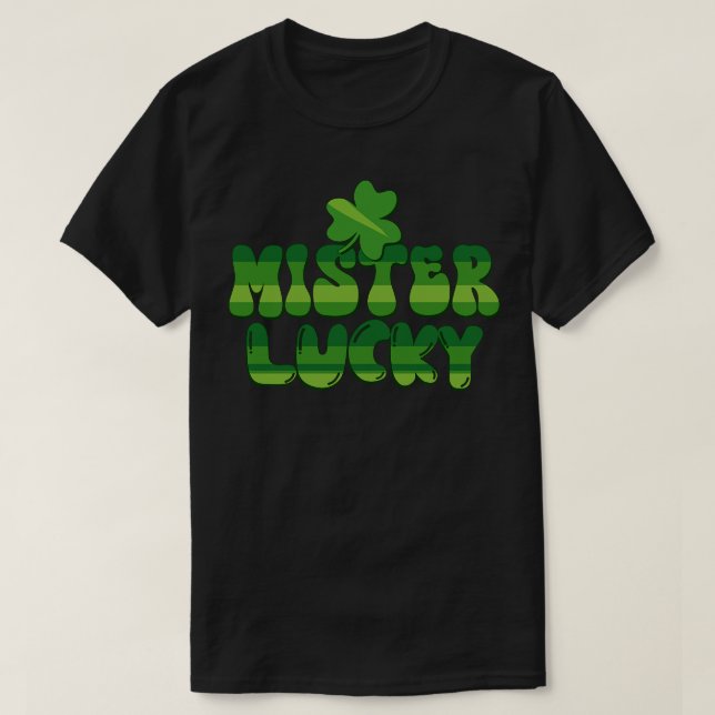 Camiseta Mister afortunado (Diseño del anverso)