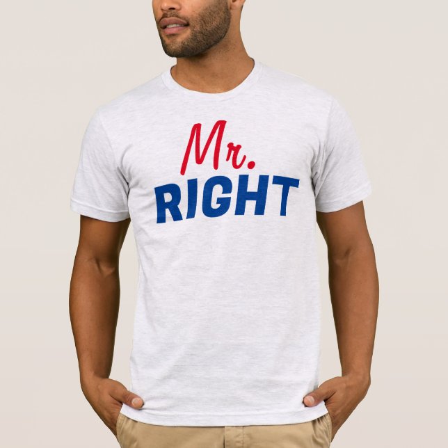 Camiseta Mister Derecha (Anverso)