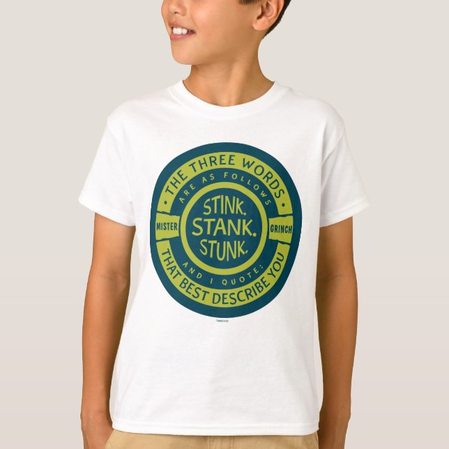Camiseta Mister Grinch | Stank Stunk (Anverso)