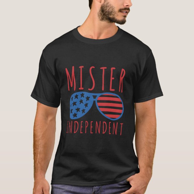 Camiseta Mister Independent Patriotic 4Th Of July (Anverso)