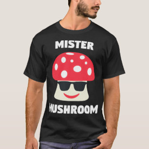 Camiseta Mister Mushroom Funny Vegetarian Gafas de sol Mush