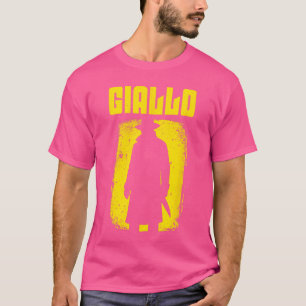 Camiseta Misterio de terror giallo diseño retro vintage