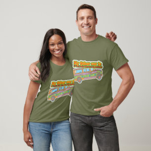 Camiseta Misterio Divertido de Furgoneta Vibra de Sábado po