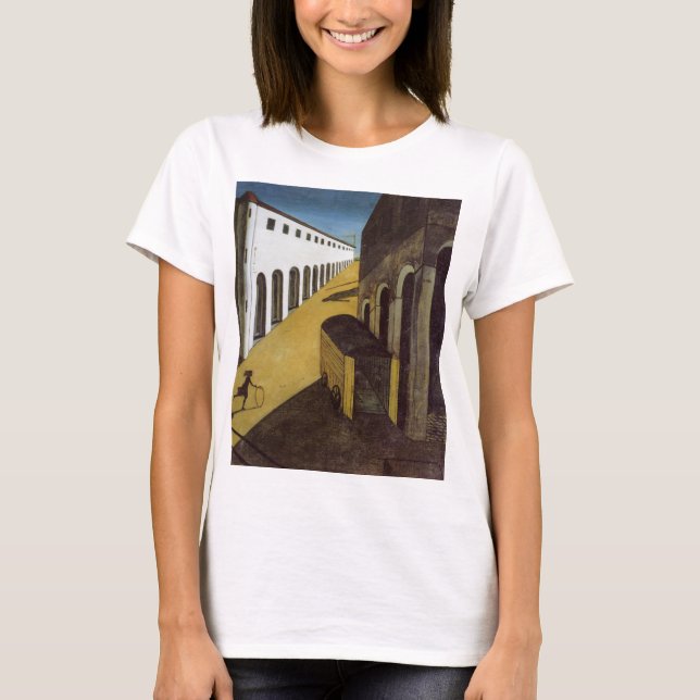 Camiseta Misterio Y Melancolía De Giorgio De Chirico (Anverso)